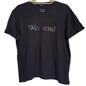 ‘Weekend’ M&S Short Sleeve Graphic Tee New with Tags